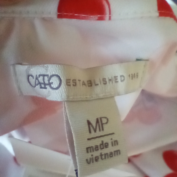 Cato Cherry Dress; Medium Petite; New with Tags - Picture 8 of 9